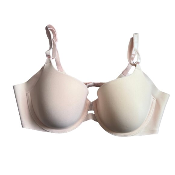 Warners No Side Effects BraUnderwire Satin Padded Cups Back Smoothing 38B 01356 - Picture 3 of 8